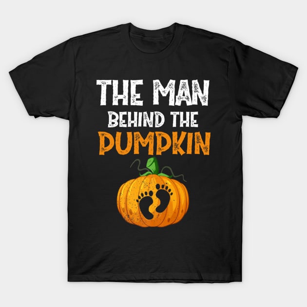 Halloween Pregnancy 2022 For Men Expecting Pumpkin Costume Shirt T-Shirt by Kelley Clothing